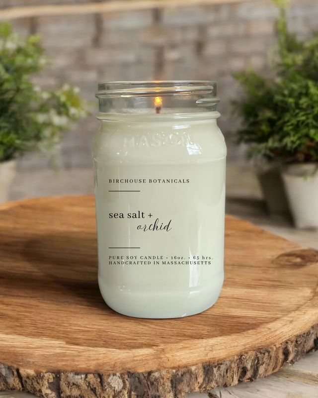 Sea Salt + Orchid 16 Oz. Soy Candle