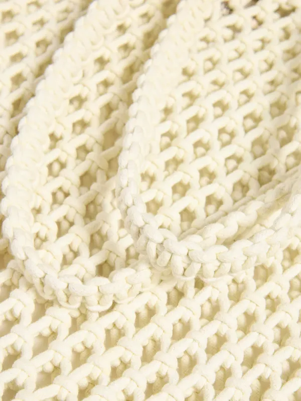 Sunwashed Macrame Tote