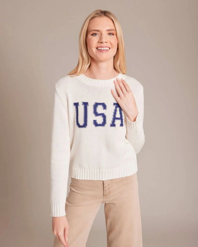 Cotton Cashmere USA Crew