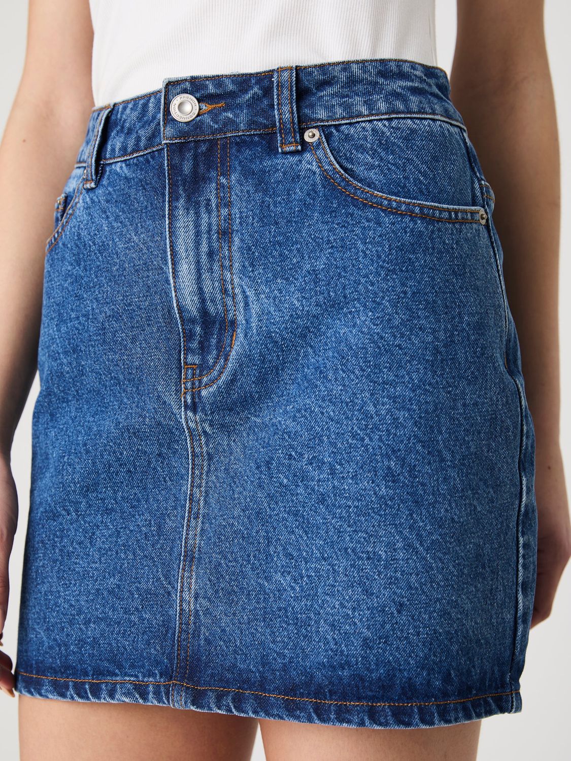 Dallas Denim Mini Skirt