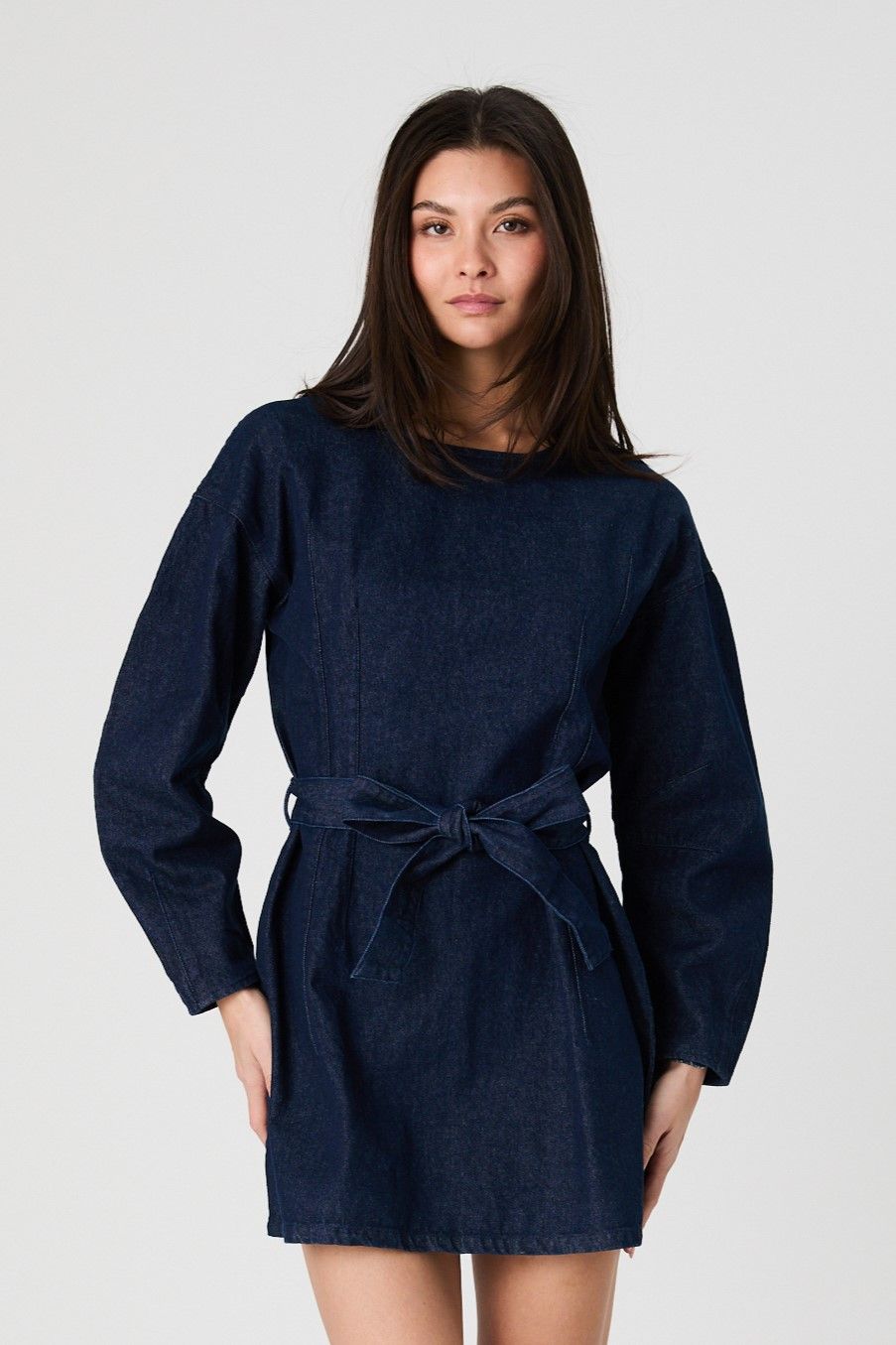 Leighton Bandana Sleeve  Mini Dress