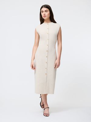 Marley Knit Buttondown Midi