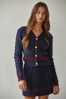 Chatam Cable Knit Cardigan