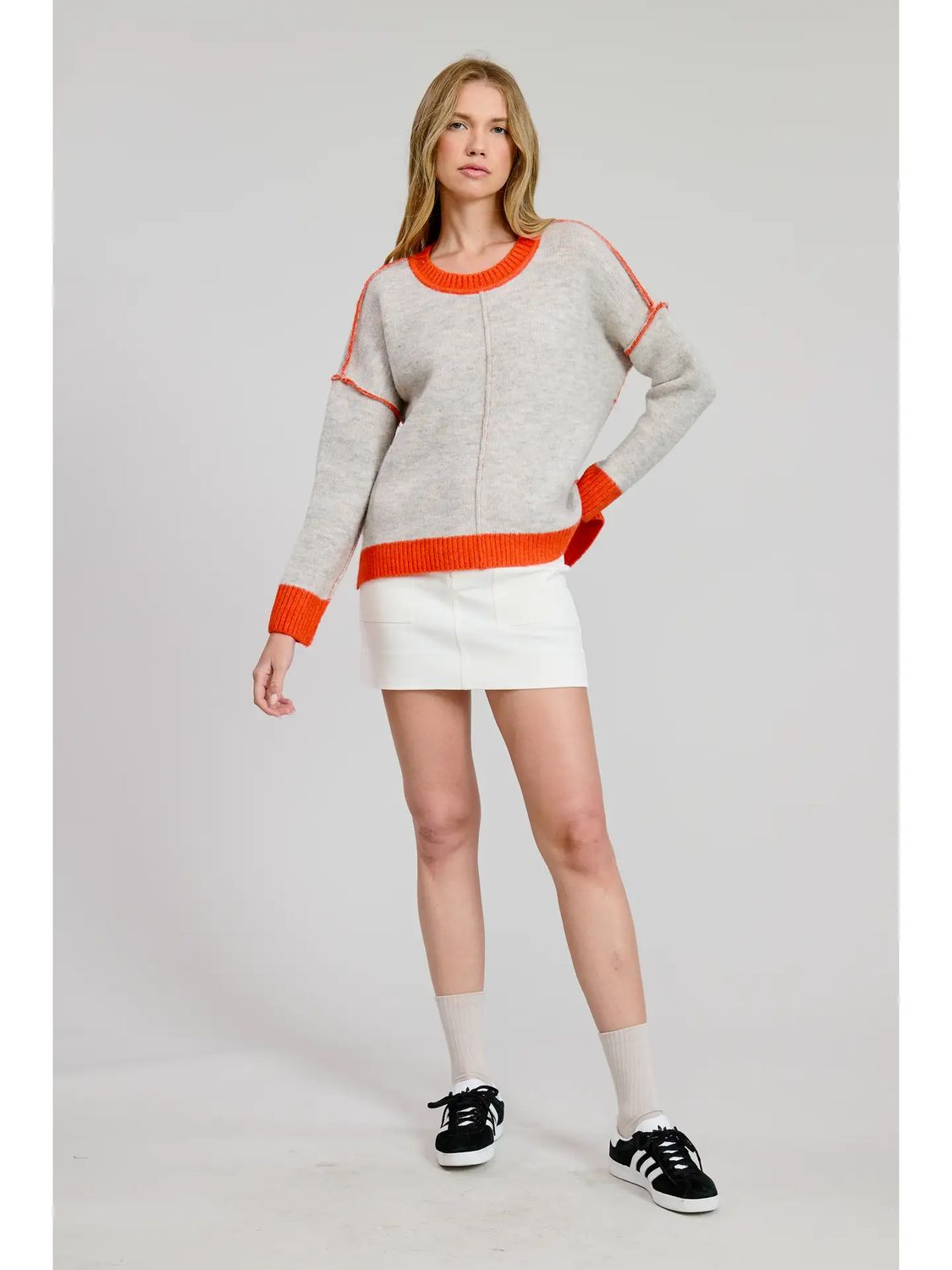 Munich Color Contrast Sweater