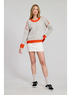 Munich Color Contrast Sweater