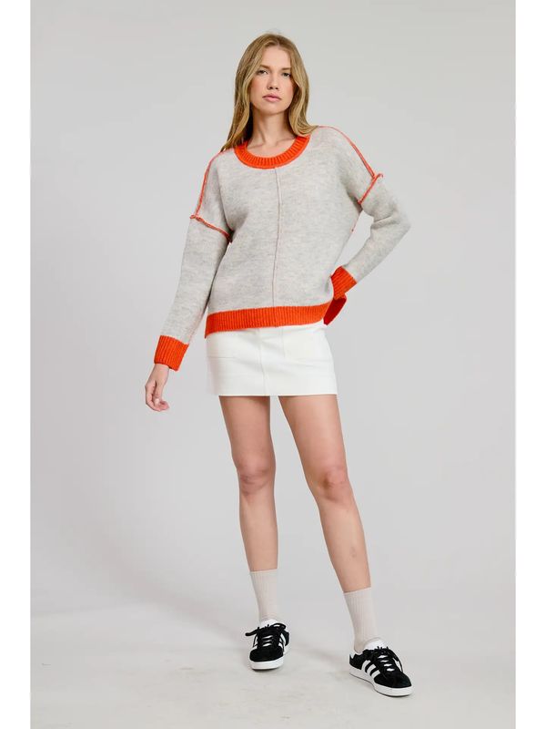 Munich Color Contrast Sweater