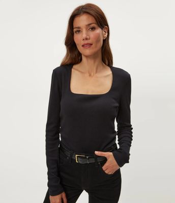 Sarah Square Neck L/S