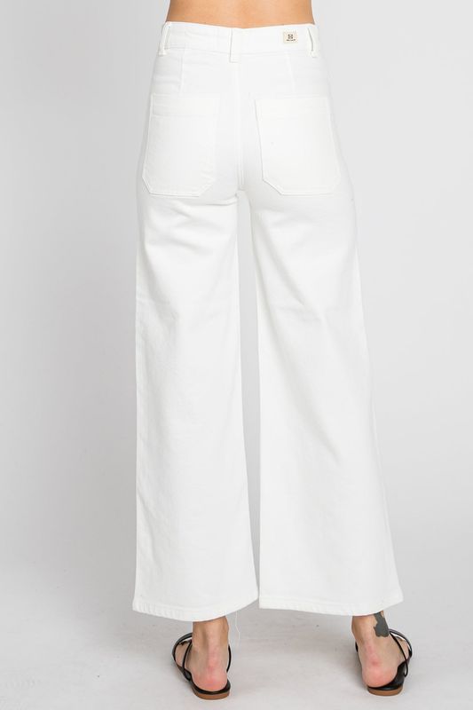 A-Line Patch Pocket Wide Leg