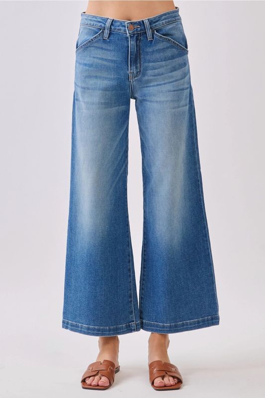Genoa Slant Pocket Crop Jeans