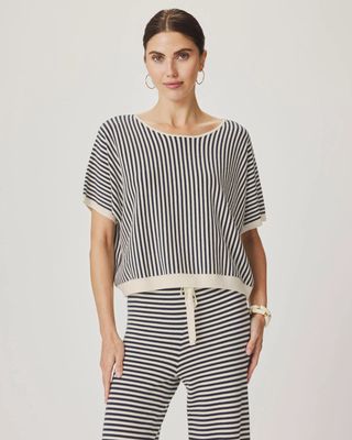 Christa Stripe SS Sweater