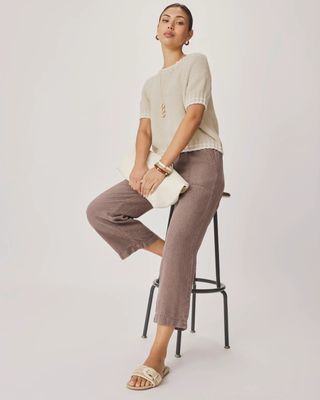 AnnMarie Short Sleeve Sweater