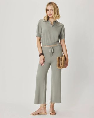Christa Cropped Knit Pant