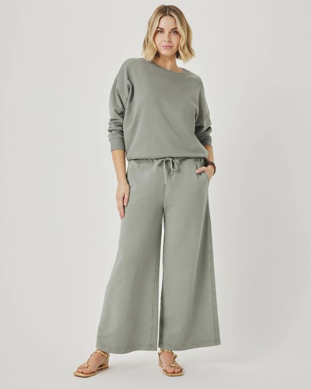 Greta Terry Crop Pant