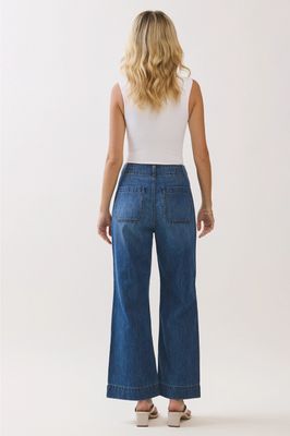Rosa A-Line Darted Jeans