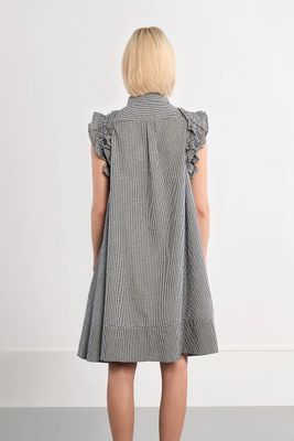 Ruffle Gingham Dress