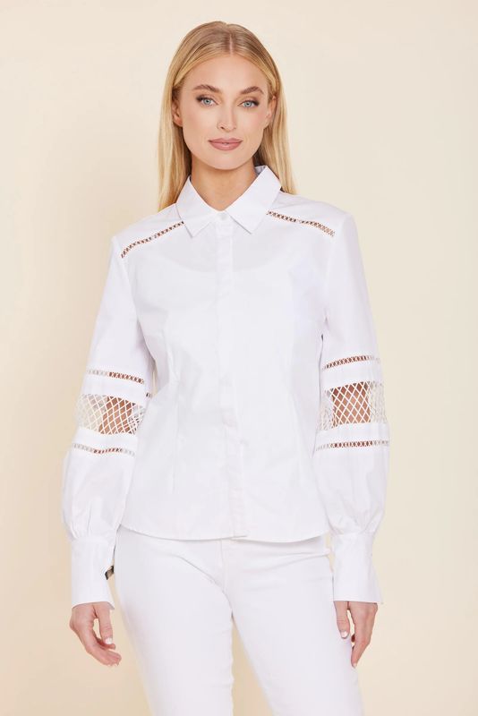 Poplin Open Weave Shirt