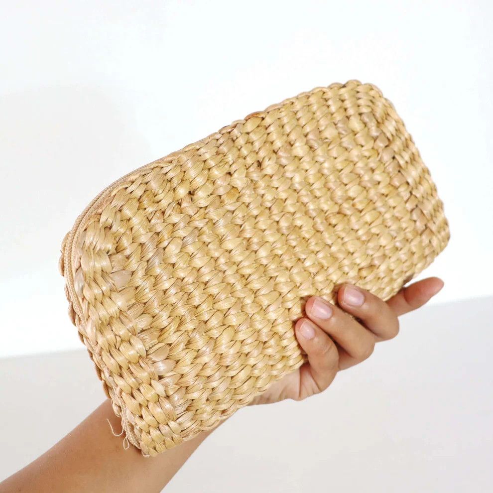 The Positano Palm Clutch