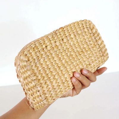 The Positano Palm Clutch