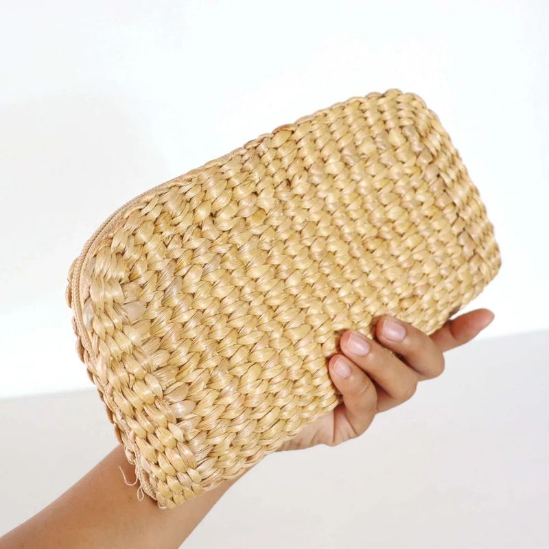 The Positano Palm Clutch
