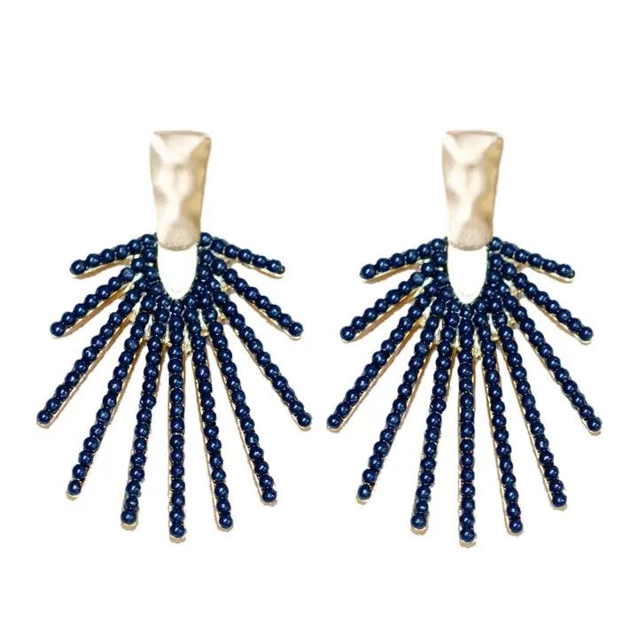 The Coastal Glam Statement Earrings