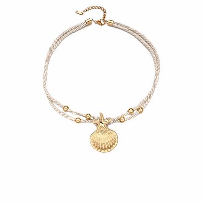 Chatham Shell Rope Necklace