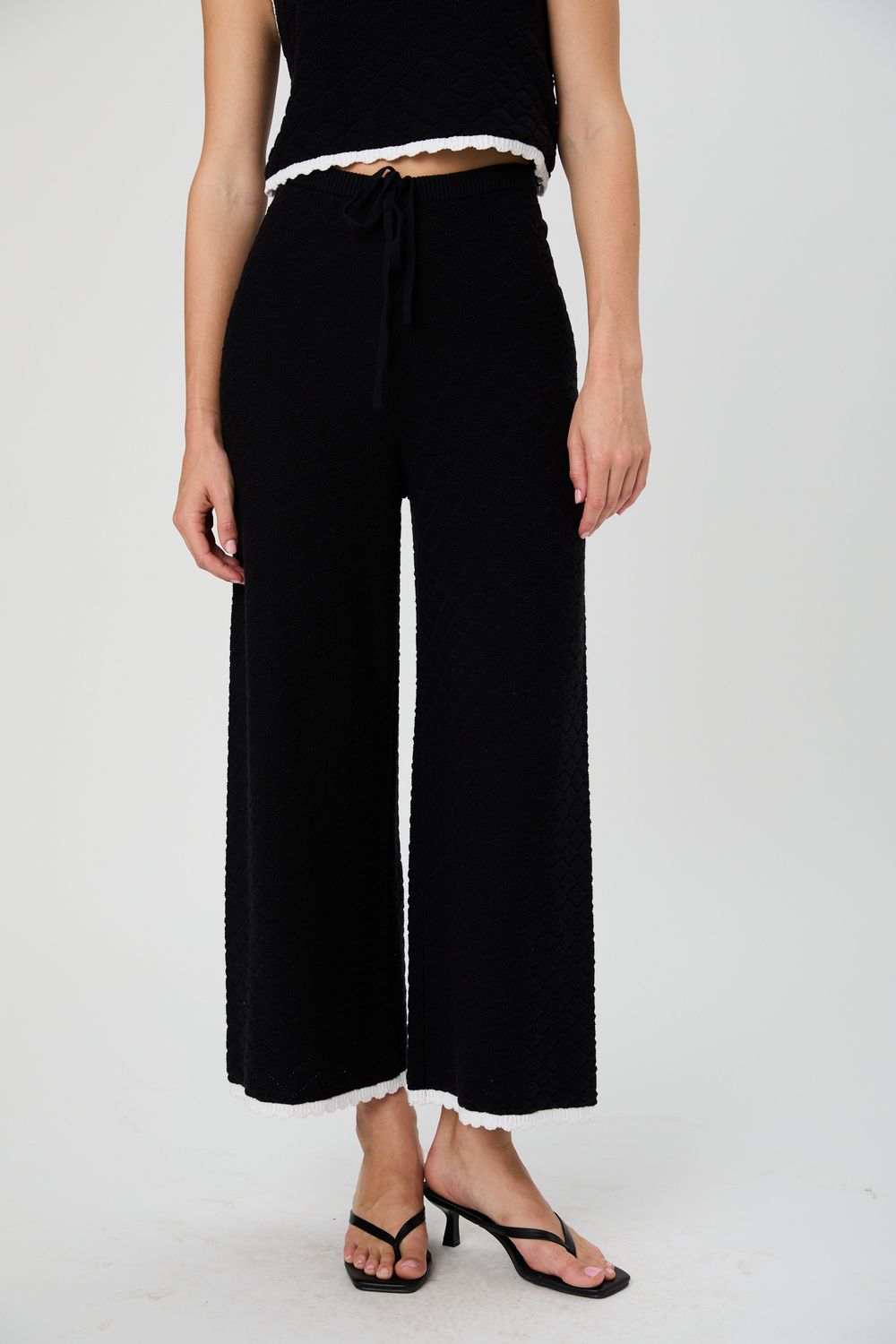 Teddy Diamond Knit Pants