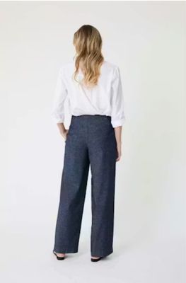 Sloan Tab Wide Leg Pants