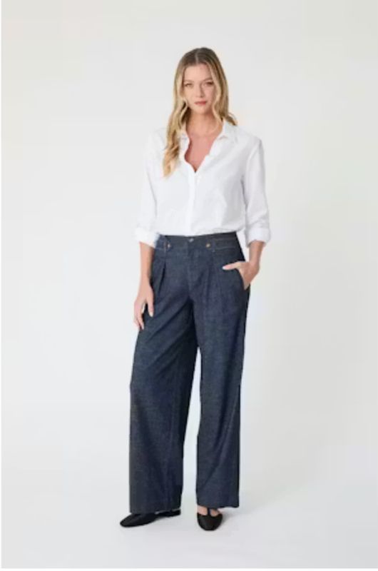 Sloan Tab Wide Leg Pants