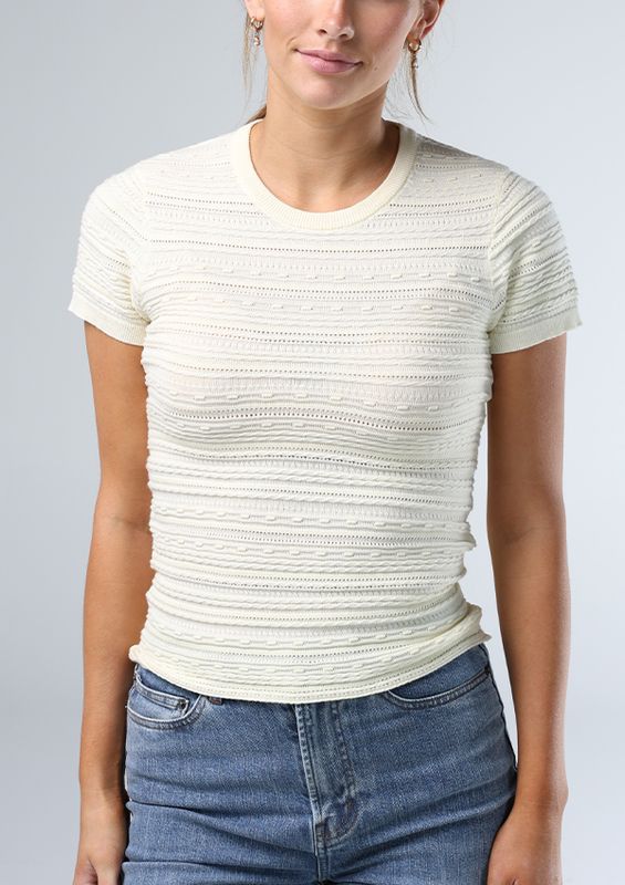 Maria Novelty Stitch Tee