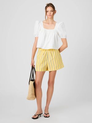 Rhodes Poplin Nico Stripe Shorts