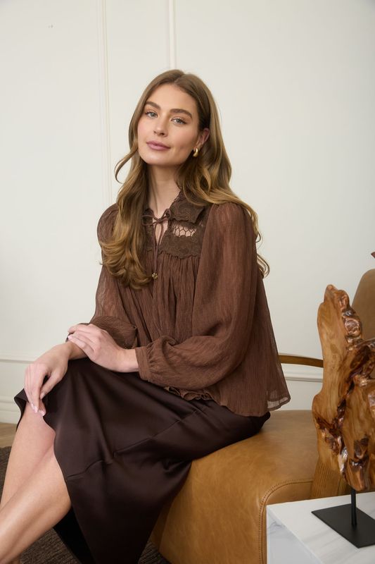 Lace Collar Blouse