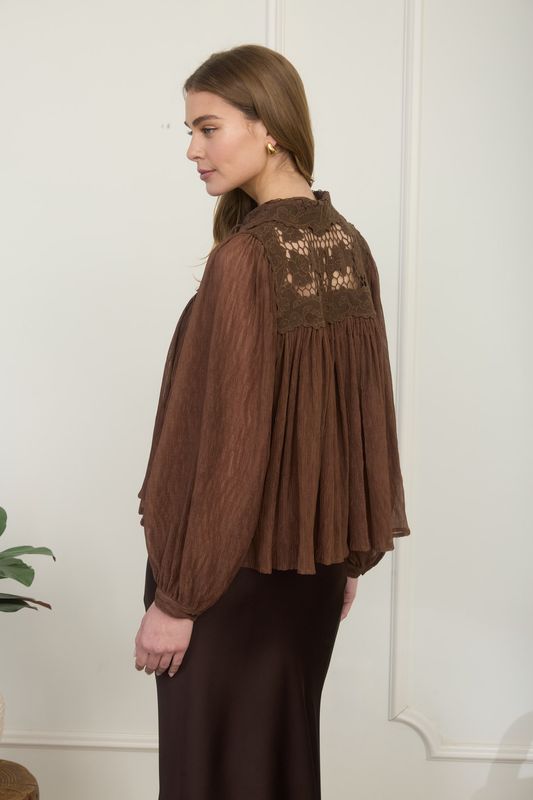 Lace Collar Blouse