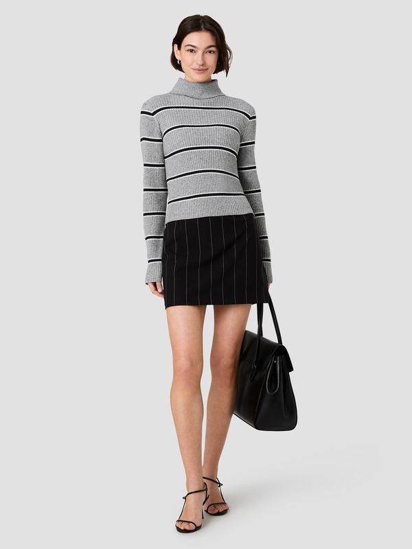 Mason Knit Varsity Stripe Turtleneck