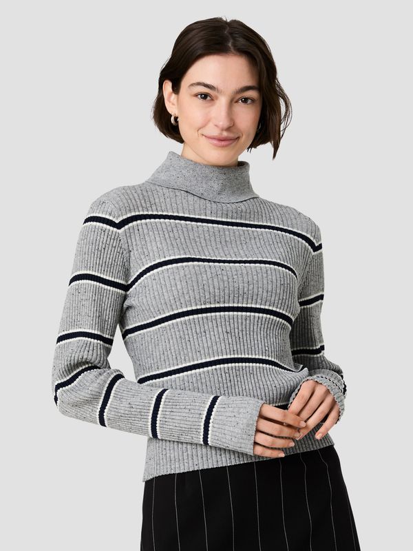 Mason Knit Varsity Stripe Turtleneck