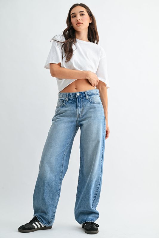 JB Collection Baggy Dad Jean