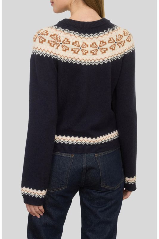 Fair Isle Button Cardigan