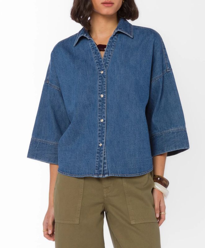 Gracy Denim Blouse