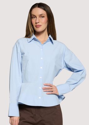Lilia Sky Peplum Top