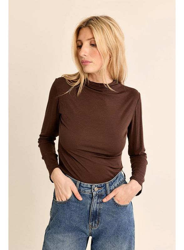 Long Sleeve Mock Neck