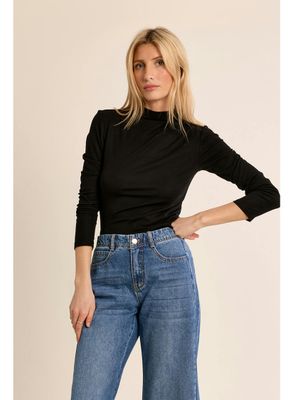 Long Sleeve Mock Neck