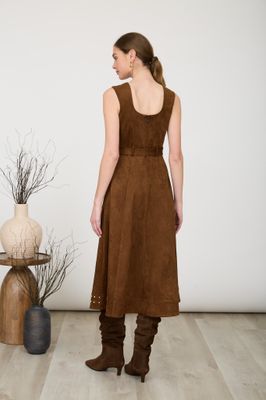 Sleeveless A Line Midi