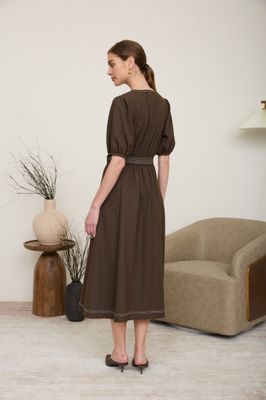 Bubble Sleeve Midi