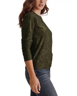 Cecelia Floral LS Tee