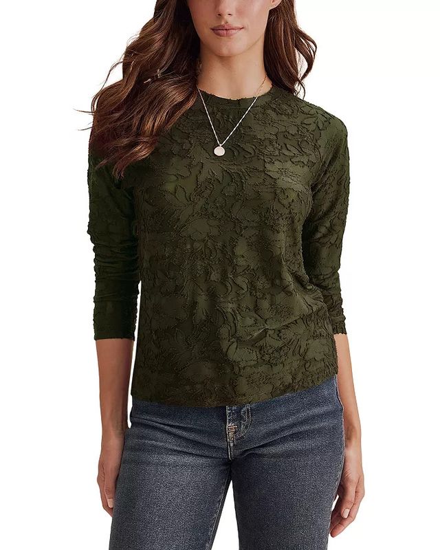 Cecelia Floral LS Tee