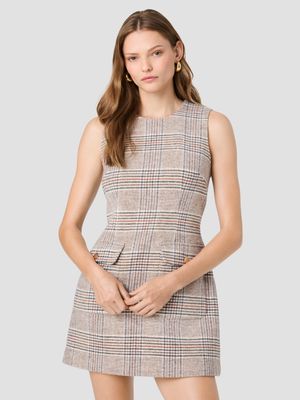Sutton Plaid Mini Dress