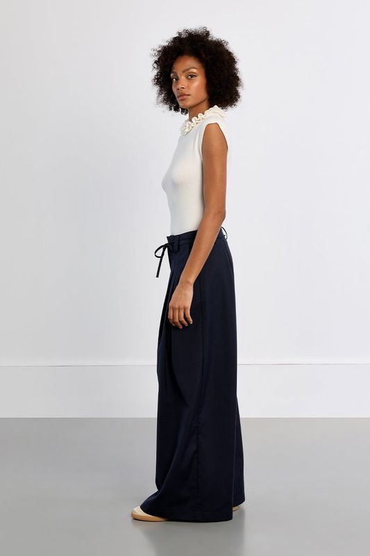 Woven Wide Leg Trouser