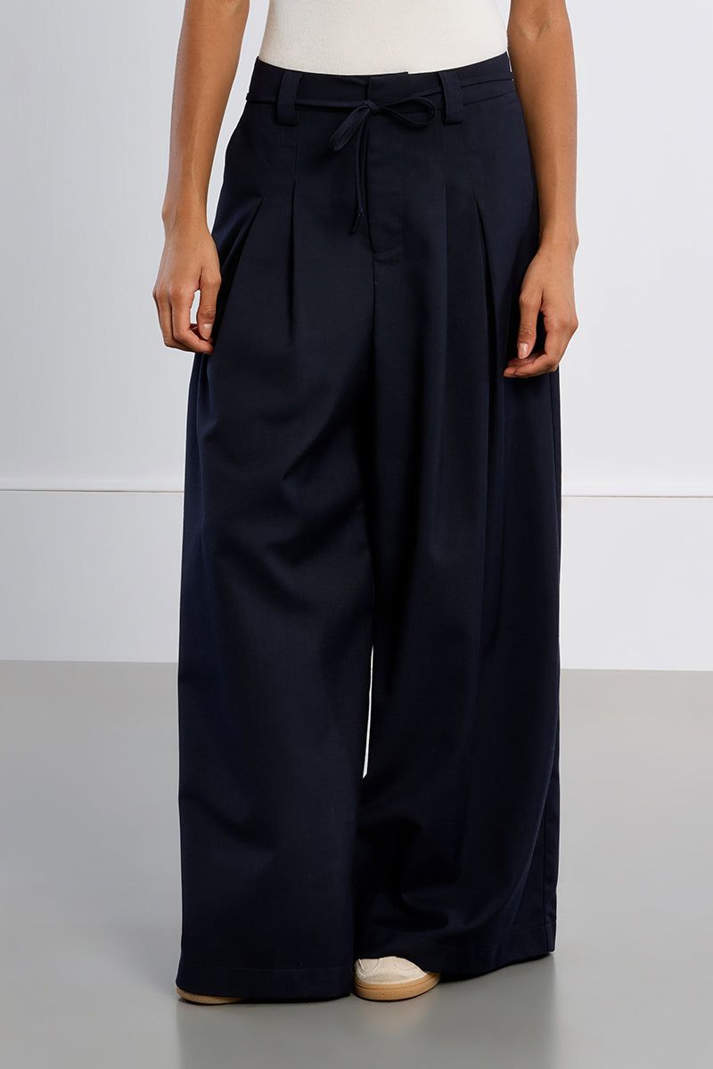 Woven Wide Leg Trouser