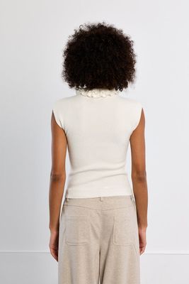 Victorian Collar SS Sweater