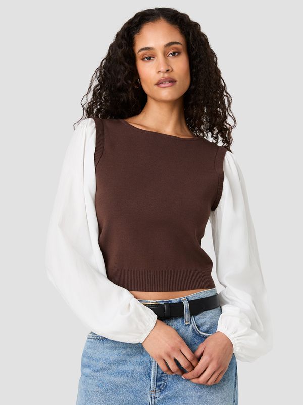 Maxime Shirting Top