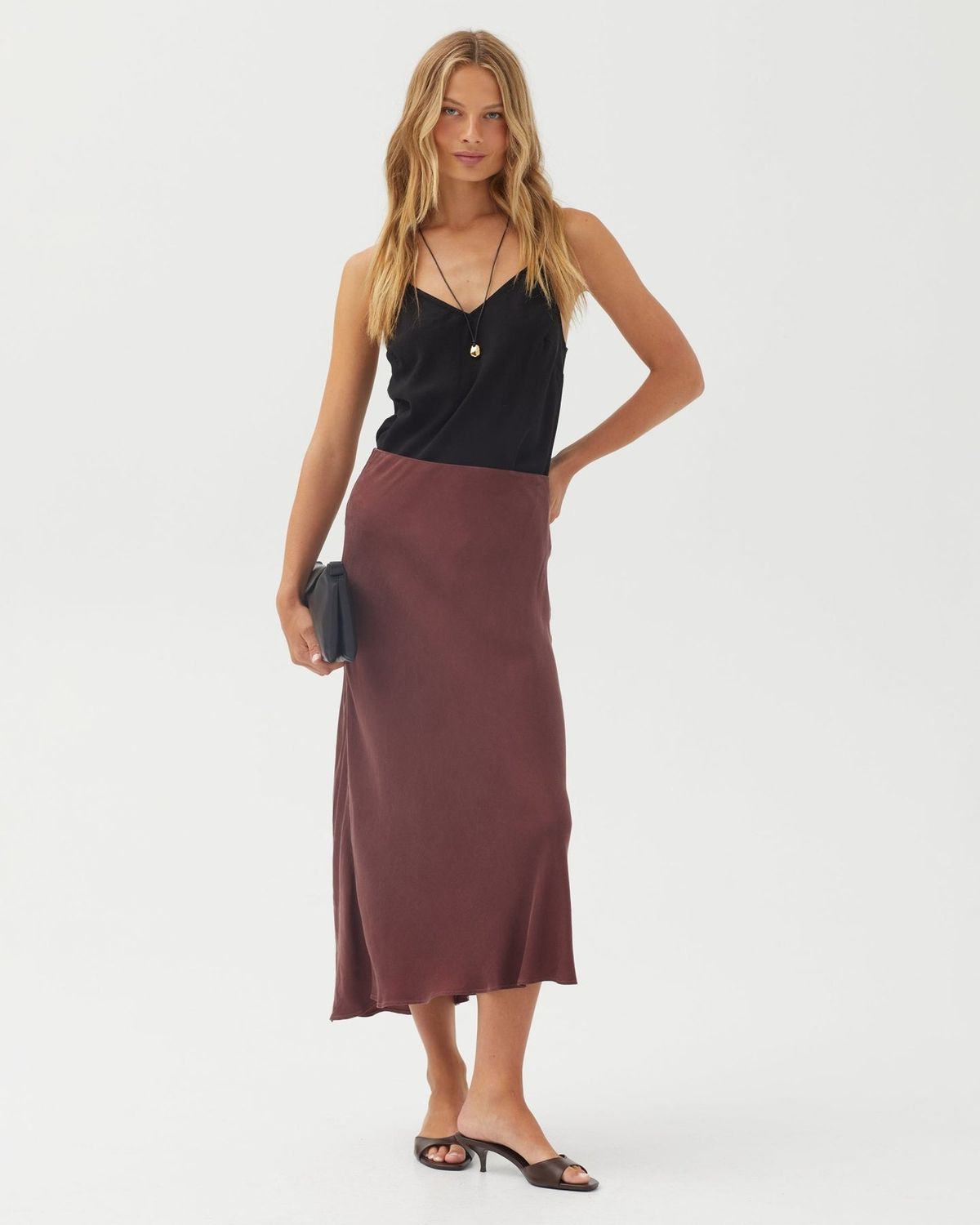 Bias Maxi Skirt